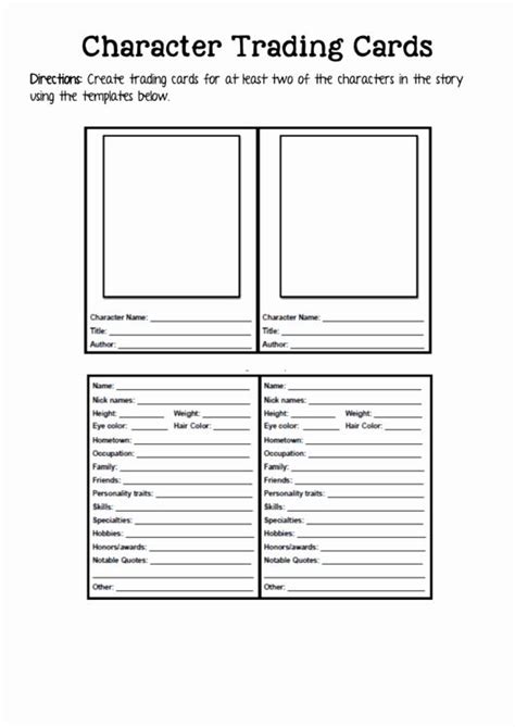 free trading card templates|20 FREE Editable Trading Card Templates .